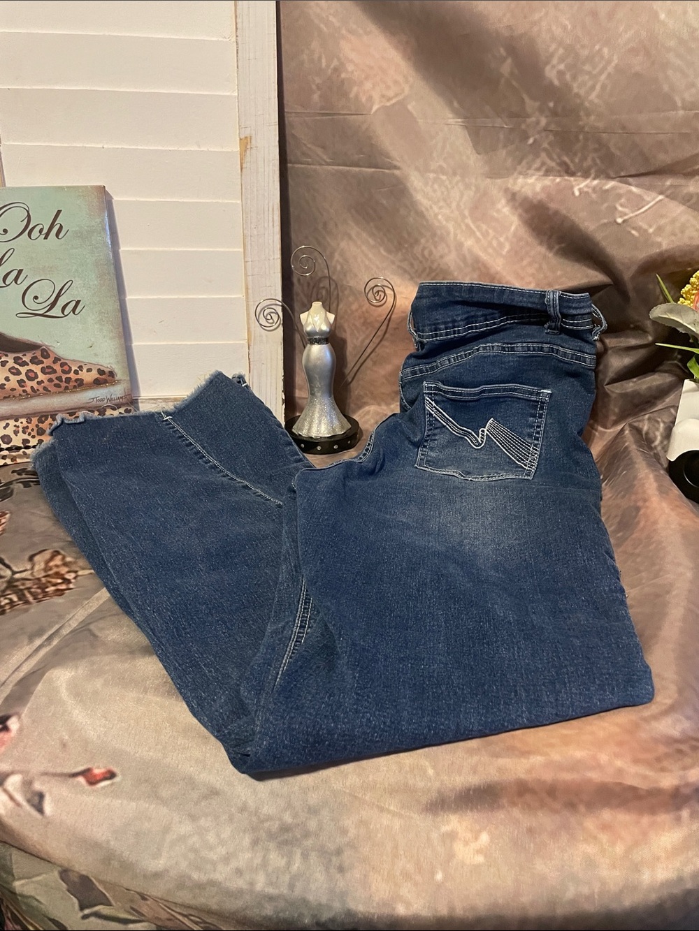 Source Unknown Blue Women's Boot Cut Jeans